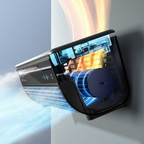 Mini Ar-Condicionado Bluetooth Quente e Frio 2000W + Brinde Exclusivo