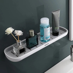 [Llevá 2 Pagá 1] Organizador de Baño con Escurridor Inteligente y Manija (¡Organización simple y fácil!)