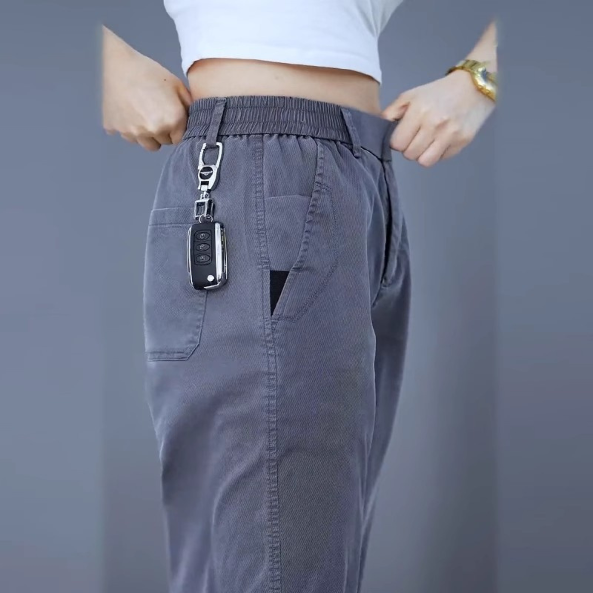 [Llevá 4 Pagá 2] Pantalón Silk Fit™ en Algodón Premium con Tacto Sedoso y Caída Liviana