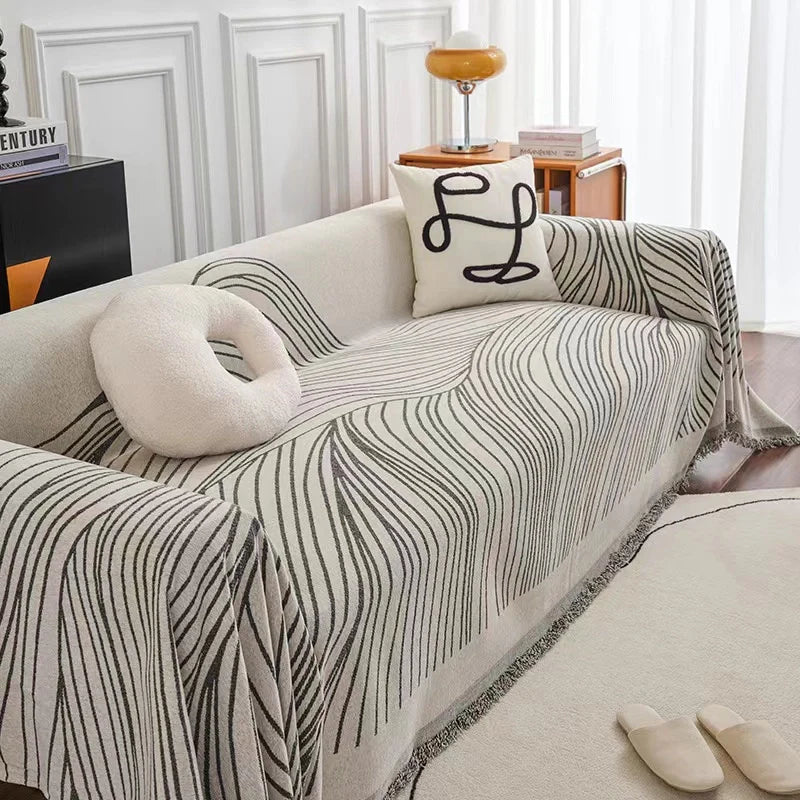[¡Llevá 2 Pagá 1!] Funda para Sofá Clara(Calidad y Comodidad para tu Hogar) + 2 REGALOS: 2 Fundas para Almohadones